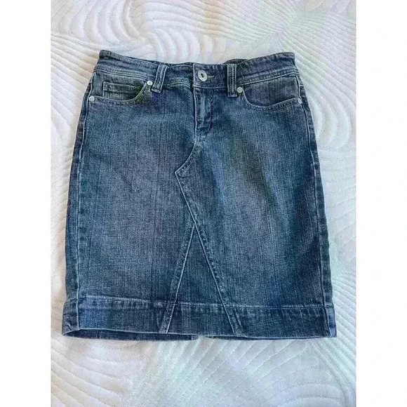 Papaya Denium Jean Skirt‎ - Picture 1 of 6